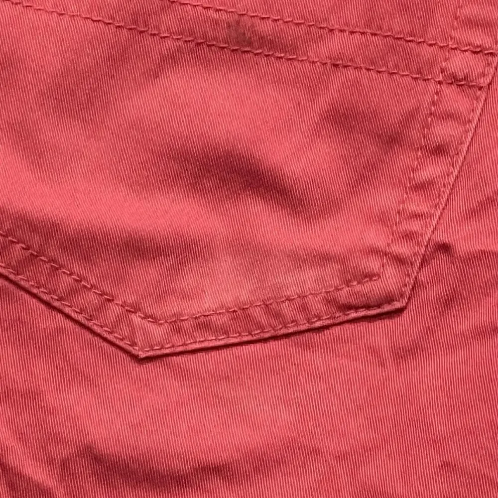 Tommy Hilfiger Shorts Womens 10 Red Pink Twill Chino Classic Fit Casual Summer